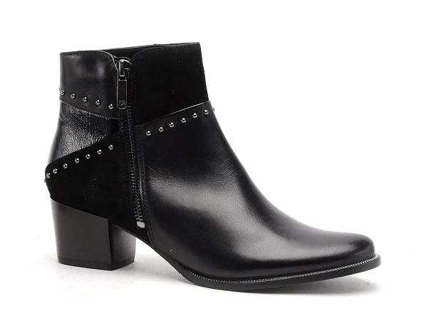 Regarde Le Ciel Boots Bottine Talons Femme Isabelle 119 Noir 2 Regarde Le Ciel Boots Bottine Talons Femme Isabelle 119 Noir – Image 2