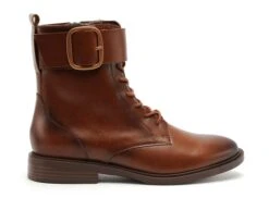 Fugitive Boots Bottine Plates Femme Feria Marron