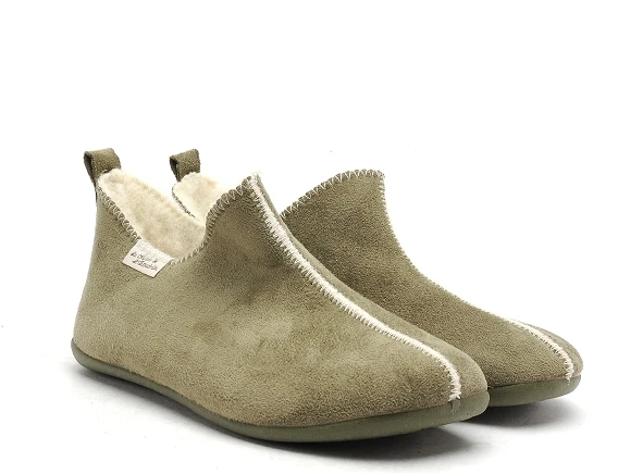 La Maison De L Espadrille Chaussons Femme 6030 6 Fem Kaki 2 La Maison De L Espadrille Chaussons Femme 6030 6 Fem Kaki – Image 2