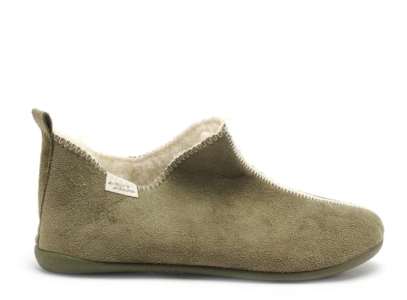 La Maison De L Espadrille Chaussons Femme 6030 6 Fem Kaki 3 La Maison De L Espadrille Chaussons Femme 6030 6 Fem Kaki – Image 3