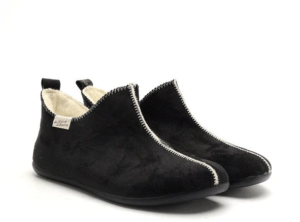 La Maison De L Espadrille Chaussons Femme 6030 6 Fem Noir 2 La Maison De L Espadrille Chaussons Femme 6030 6 Fem Noir – Image 2