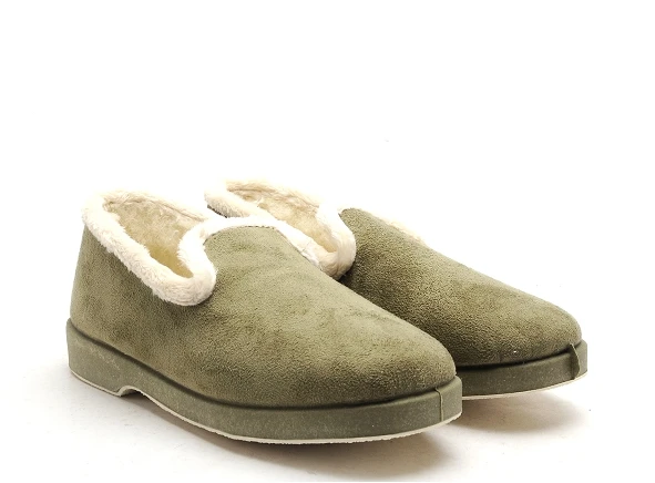 La Maison De L Espadrille Chaussons Femme 7635 6 Kaki 2 La Maison De L Espadrille Chaussons Femme 7635 6 Kaki – Image 2