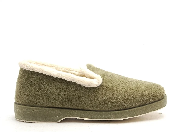 La Maison De L Espadrille Chaussons Femme 7635 6 Kaki 3 La Maison De L Espadrille Chaussons Femme 7635 6 Kaki – Image 3