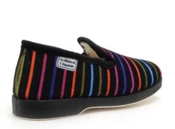 La Maison De L Espadrille Chaussons Femme 7678f 5 Noir -REN Chaussures Magasin 2865301 5