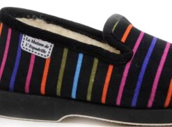 La Maison De L Espadrille Chaussons Femme 7678f 5 Noir -REN Chaussures Magasin 2865301 6