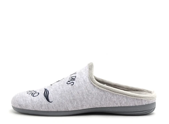 La Maison De L Espadrille Chaussons Homme 109 6 Gris 4 La Maison De L Espadrille Chaussons Homme 109 6 Gris – Image 4
