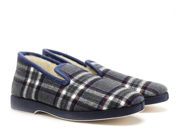 La Maison De L Espadrille Chaussons Homme 7735 6 Gris 2 La Maison De L Espadrille Chaussons Homme 7735 6 Gris – Image 2