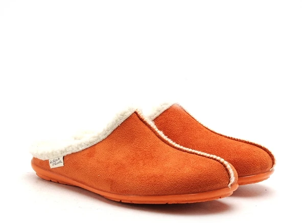 La Maison De L Espadrille Chaussons Femme 9009 6 Orange 2 La Maison De L Espadrille Chaussons Femme 9009 6 Orange – Image 2
