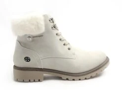 Dockers Boots Bottine Plates Femme 43fa308 Blanc