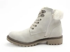 Dockers Boots Bottine Plates Femme 43fa308 Blanc -REN Chaussures Magasin 2868501 3