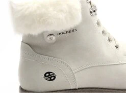 Dockers Boots Bottine Plates Femme 43fa308 Blanc -REN Chaussures Magasin 2868501 6