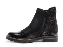 Gr Boots Bottine Plates Femme Tiacle Noir -REN Chaussures Magasin 2869001 3