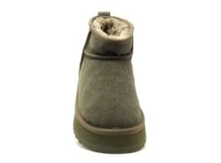 Kelara Boots Bottine Plates Femme K31224 Kaki -REN Chaussures Magasin 2871101 4