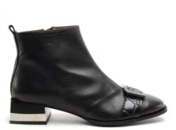 Nemonic Boots Bottine Plates Femme 2345 Noir