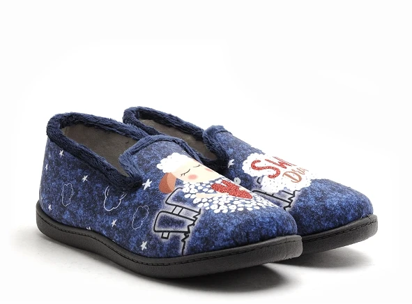 Plumaflex Roal Chaussons Femme R12215 Bleu 2 Plumaflex Roal Chaussons Femme R12215 Bleu – Image 2