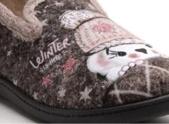 Plumaflex Roal Chaussons Femme R12215 Gris -REN Chaussures Magasin 2874701 6