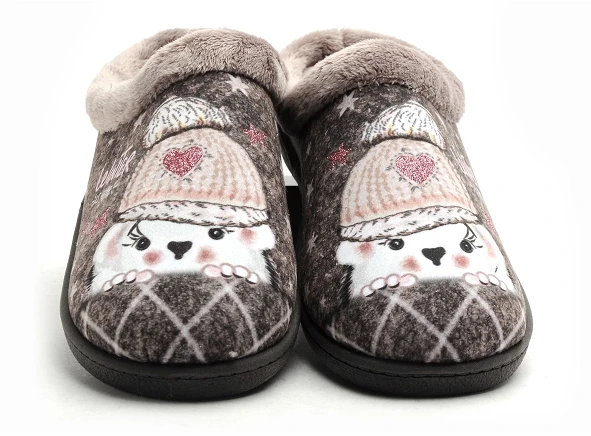 Plumaflex Roal Chaussons Femme R12213 Gris 1 Plumaflex Roal Chaussons Femme R12213 Gris