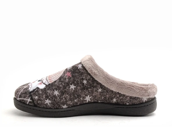 Plumaflex Roal Chaussons Femme R12213 Gris 4 Plumaflex Roal Chaussons Femme R12213 Gris – Image 4