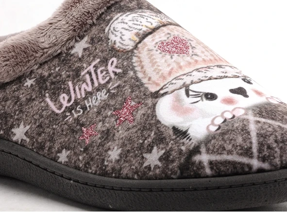 Plumaflex Roal Chaussons Femme R12213 Gris 6 Plumaflex Roal Chaussons Femme R12213 Gris – Image 6