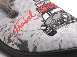 Plumaflex Roal Chaussons Homme R12228 Gris -REN Chaussures Magasin 2875001 6