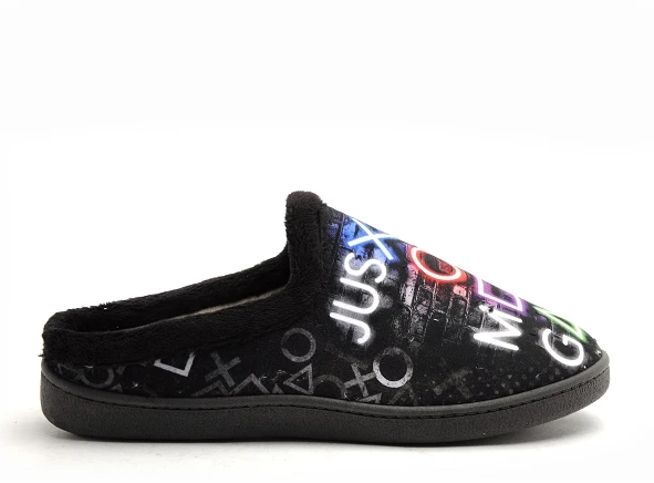 Plumaflex Roal Chaussons Homme R12229 Noir 3 Plumaflex Roal Chaussons Homme R12229 Noir – Image 3