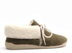 Calzamur Cm Confort Chaussons Femme 10139 Kaki -REN Chaussures Magasin 2875302 3