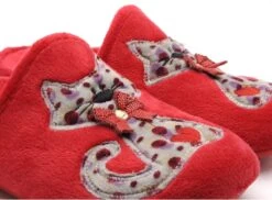 Calzamur Cm Confort Chaussons Femme 30225 Rouge -REN Chaussures Magasin 2875501 6