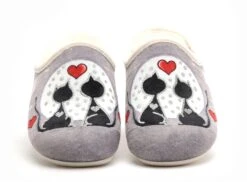 Calzamur Cm Confort Chaussons Femme 30444 Gris