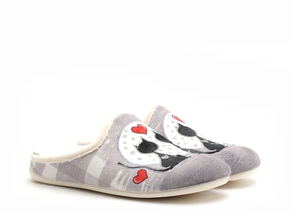 Calzamur Cm Confort Chaussons Femme 30444 Gris 2 Calzamur Cm Confort Chaussons Femme 30444 Gris – Image 2