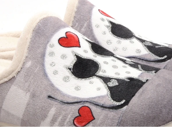 Calzamur Cm Confort Chaussons Femme 30444 Gris 6 Calzamur Cm Confort Chaussons Femme 30444 Gris – Image 6