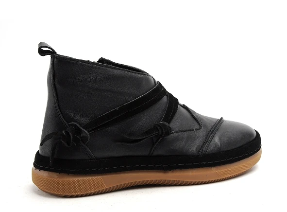 Coco Abricot Boots Bottine Plates Femme Pollat Mollat Noir 5 Coco Abricot Boots Bottine Plates Femme Pollat Mollat Noir – Image 5