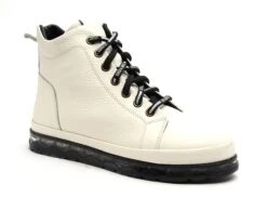 Coco Abricot Boots Bottine Plates Femme Sabaillan Blanc -REN Chaussures Magasin 2878901 2