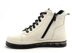 Coco Abricot Boots Bottine Plates Femme Sabaillan Blanc -REN Chaussures Magasin 2878901 3