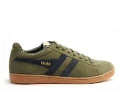 Gola Basses Homme Equipe Suede Cma495 Kaki