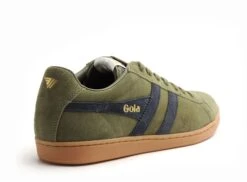 Gola Basses Homme Equipe Suede Cma495 Kaki -REN Chaussures Magasin 2886403 5