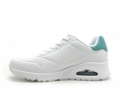 Skechers Basses Femme Unopopback 177092 Blanc -REN Chaussures Magasin 2948001 3