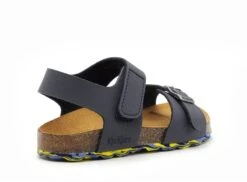 Kickers Nu Pieds Enfant Sunkro Bleu -REN Chaussures Magasin 2951601 5