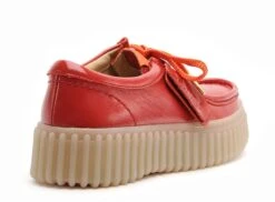 Clarks Basses Femme Torhill Bee Rouge -REN Chaussures Magasin 2959401 5