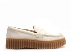 Clarks Basses Femme Torhill Penny Blanc