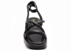 Clarks Nu Pieds Plats Femme Alda Cross Noir -REN Chaussures Magasin 2959901 4