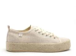 Pitas Basses Femme Ada Linen Beige