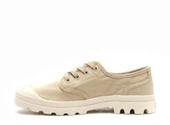 Palladium Basses Femme Pampa Oxford Beige -REN Chaussures Magasin 2962001 3