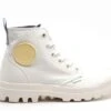 Palladium Boots Bottine Femme Pampa Monopop Blanc