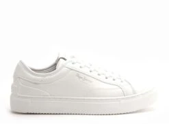 Pepe Jeans Basses Femme Adams Snaky Pls31539 Blanc