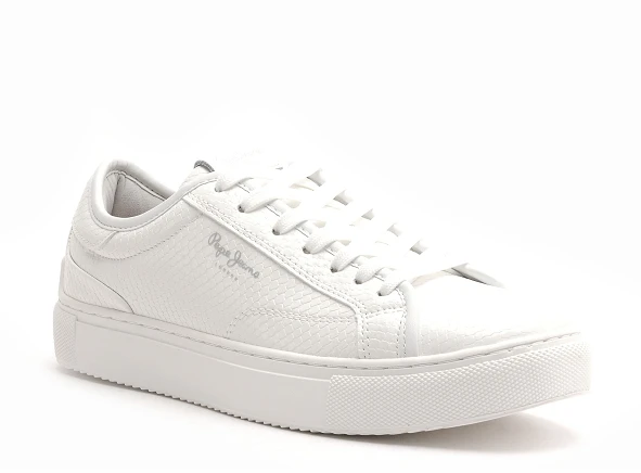 Pepe Jeans Basses Femme Adams Snaky Pls31539 Blanc 2 Pepe Jeans Basses Femme Adams Snaky Pls31539 Blanc – Image 2