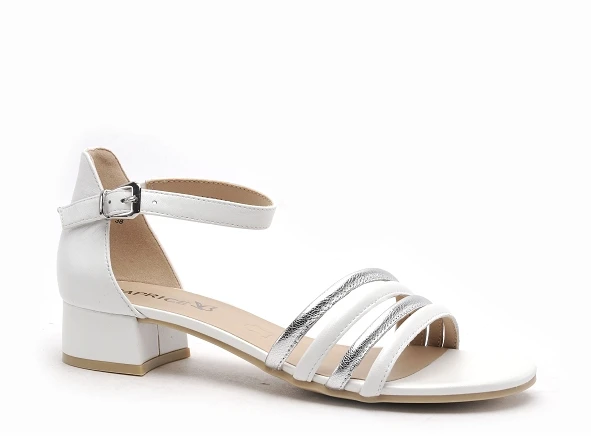 Caprice Nu Pieds Talons Femme 28200 Blanc 2 Caprice Nu Pieds Talons Femme 28200 Blanc – Image 2