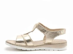 Caprice Nu Pieds Plats Femme 28154 Or -REN Chaussures Magasin 2965901 3