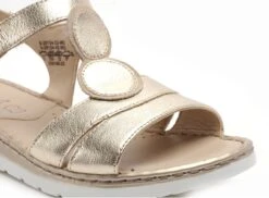 Caprice Nu Pieds Plats Femme 28154 Or -REN Chaussures Magasin 2965901 6