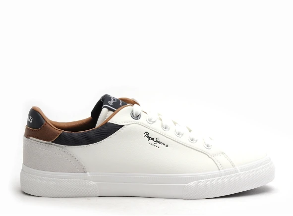 Pepe Jeans Basses Homme Kenton Courtm Pms30839 Blanc 1 Pepe Jeans Basses Homme Kenton Courtm Pms30839 Blanc