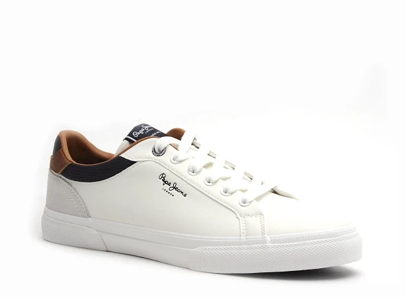 Pepe Jeans Basses Homme Kenton Courtm Pms30839 Blanc 2 Pepe Jeans Basses Homme Kenton Courtm Pms30839 Blanc – Image 2